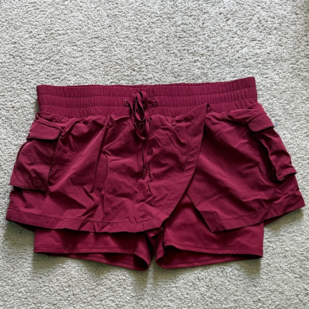 POPFLEX Crimson Super Skort | Size 1X